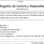 Jdablogs Reading Log 3rd Grade Spanish