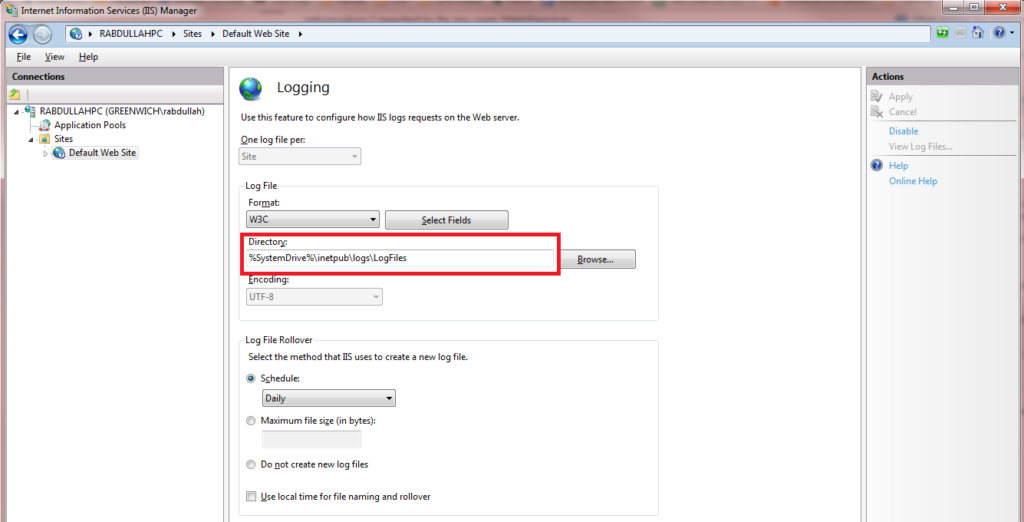 Logging Where Can I Find The IIS Logs Stack Overflow