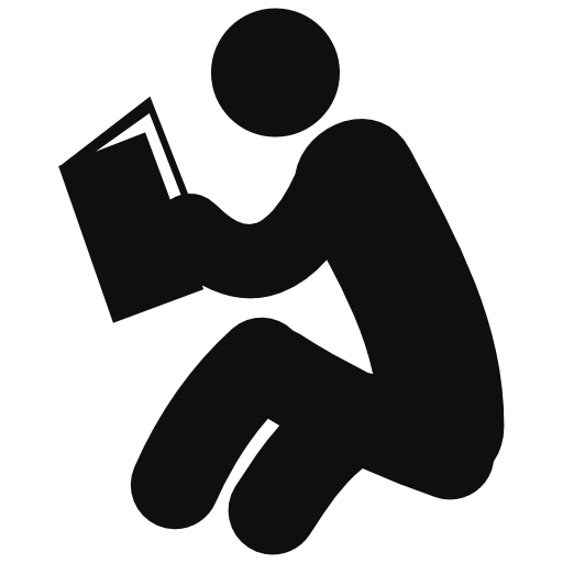 Man Sitting And Reading Book Free Vector Icons Designed By Freepik 