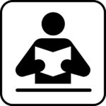 Person Reading Book Clip Art Vectors Graphic Art Designs In Editable
