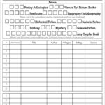 Reading Management System 100 EDITABLE 40 Book Challenge Book