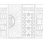 Summer Reading Log Bookmark Printable Tracker Paper Trail Design