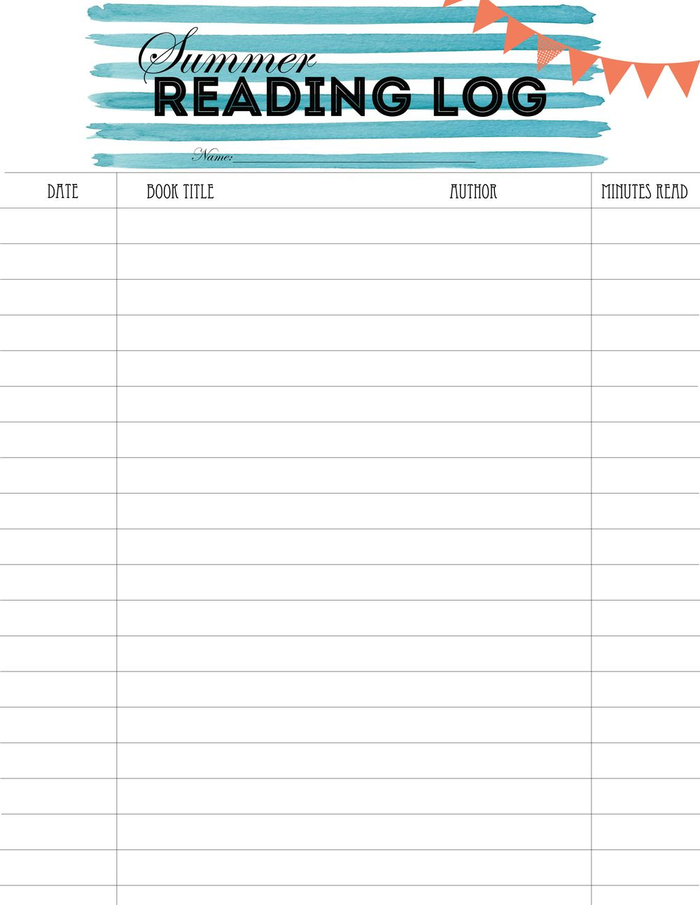 Summer Reading Log Kids Summer Reading Summer Reading Log Summer Summer Reading Log Kids Summer Reading Summer Reading Log Summer