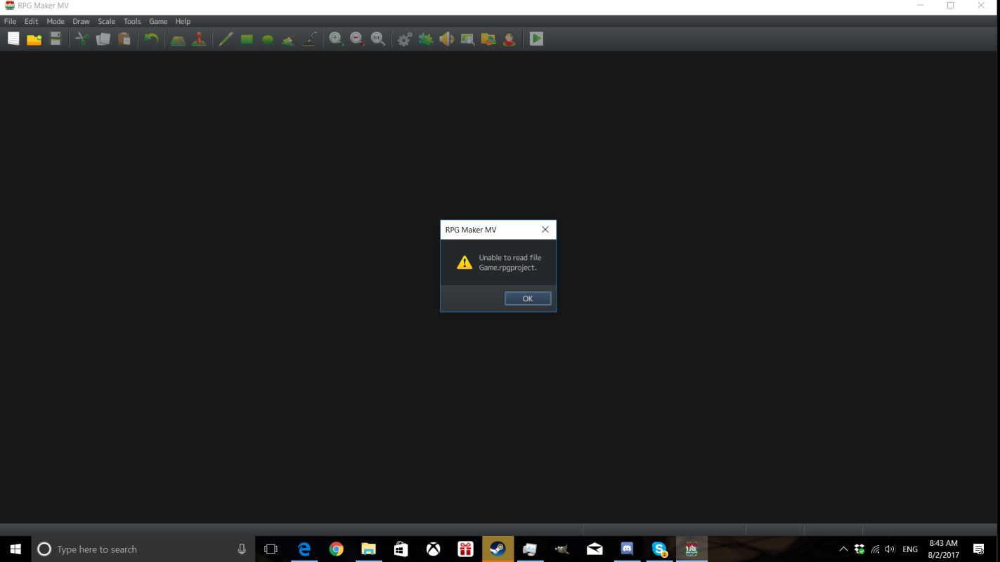 Unable To Read Project File RPG Maker Forums Unable To Read Project File RPG Maker Forums