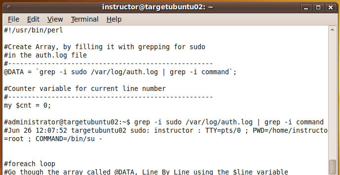 Very Basic Perl Parsing 2 Var Log Auth Log Searching For Sudo Very Basic Perl Parsing 2 var log auth log Searching For Sudo